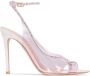 Gianvito Rossi Crystelle slingback sandalen Roze - Thumbnail 1