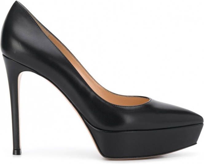 Gianvito Rossi Dasha pumps met plateauzool Zwart