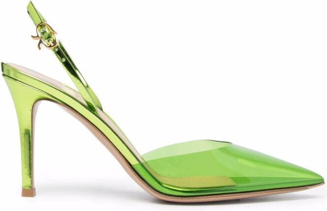 Gianvito Rossi Doorzichtige pumps Groen