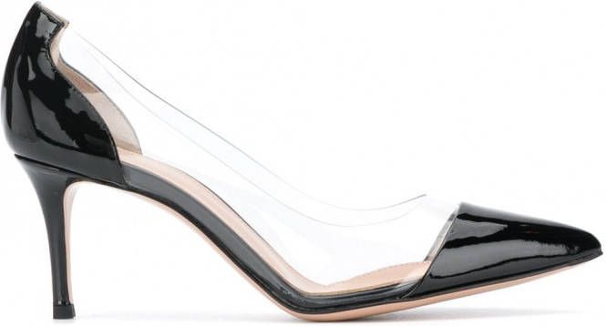 Gianvito Rossi Doorzichtige pumps Wit