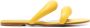 Gianvito Rossi Leren sandalen Geel - Thumbnail 1