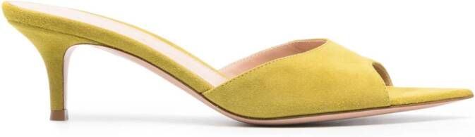 Gianvito Rossi Elle 55mm muiltjes Groen