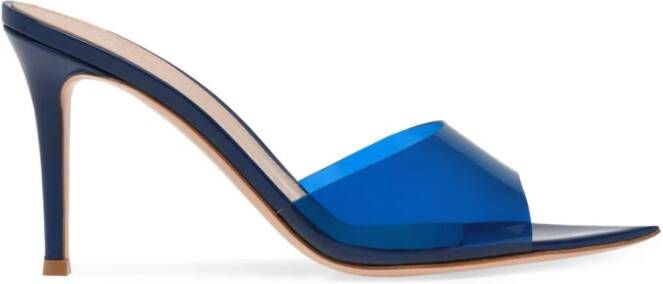 Gianvito Rossi Elle muiltjes met puntige neus Blauw