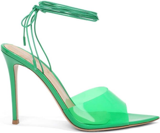 Gianvito Rossi Skye pumps met striksluiting Groen