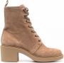 Gianvito Rossi Foster suède laarzen Beige - Thumbnail 1