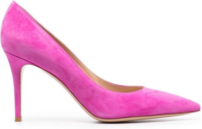 Gianvito Rossi Gianvito pumps met puntige neus Roze