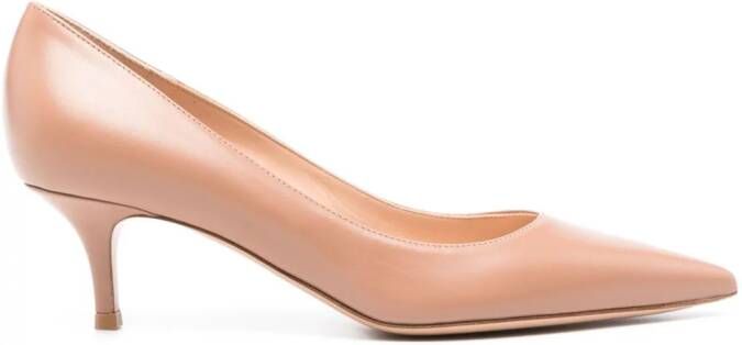 Gianvito Rossi Gianvito leren pumps Beige