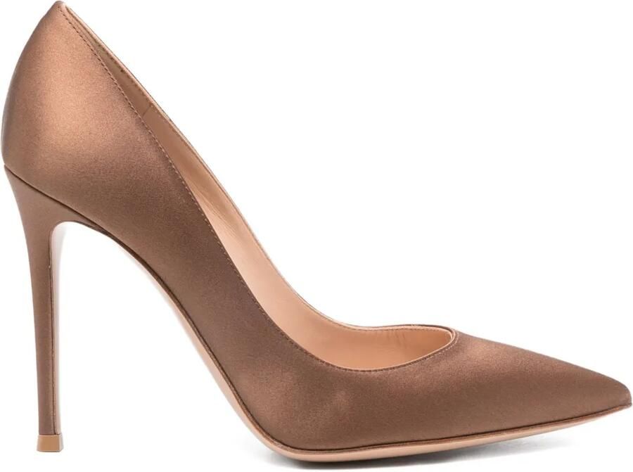 Gianvito Rossi 100 mm stiletto pumps Bruin