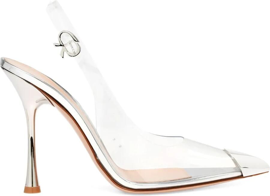 Gianvito Rossi 105 mm Diana pumps met hak Beige