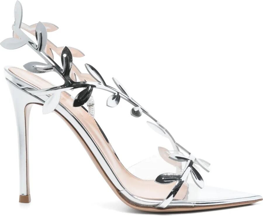 Gianvito Rossi 105 mm Flavia sandalen Wit