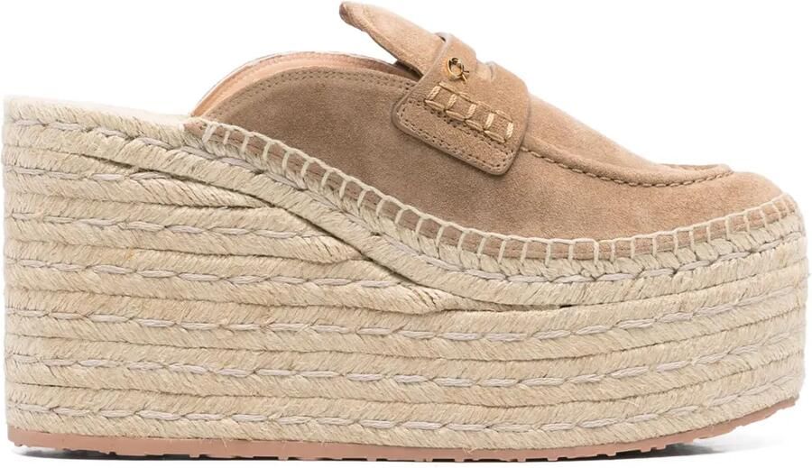 Gianvito Rossi 105 mm Maxilla espadrilles Beige
