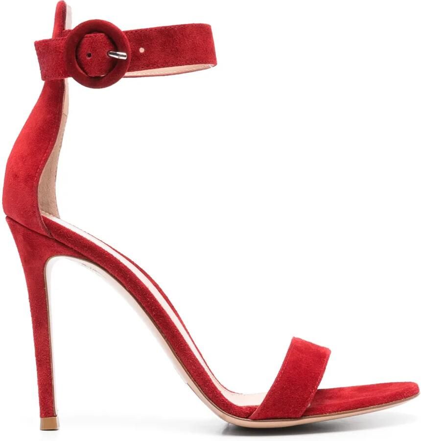 Gianvito Rossi 105 mm Portofino sandalen Rood