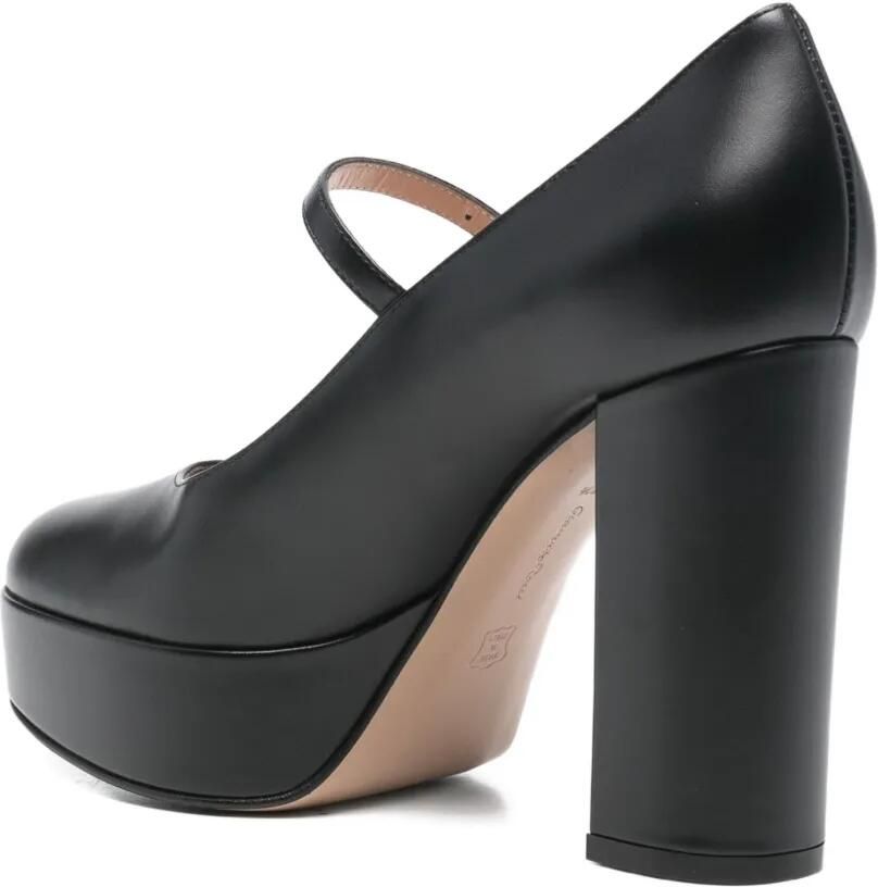Gianvito Rossi 105 mm pumps met plateauzool Zwart - Foto 2