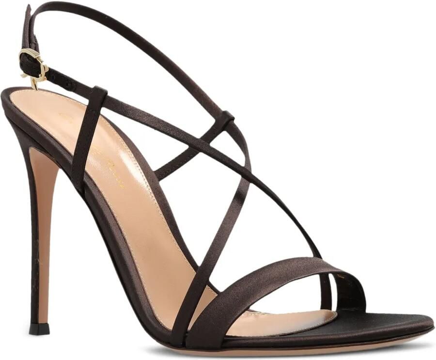 Gianvito Rossi 115 mm Larisse sandalen Bruin