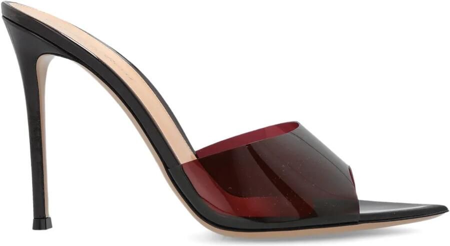 Gianvito Rossi 120 mm leren muiltjes met hak Rood