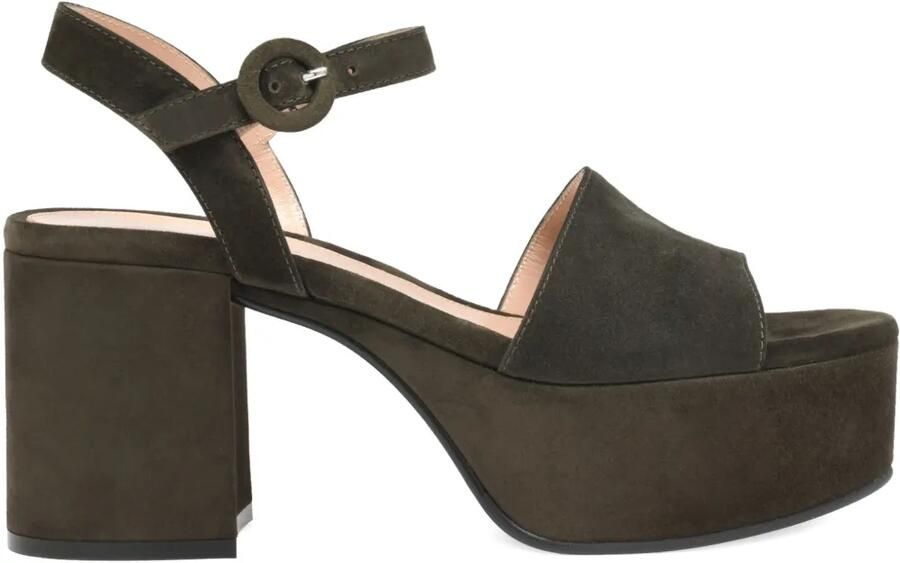 Gianvito Rossi 35 mm leren sandalen Groen