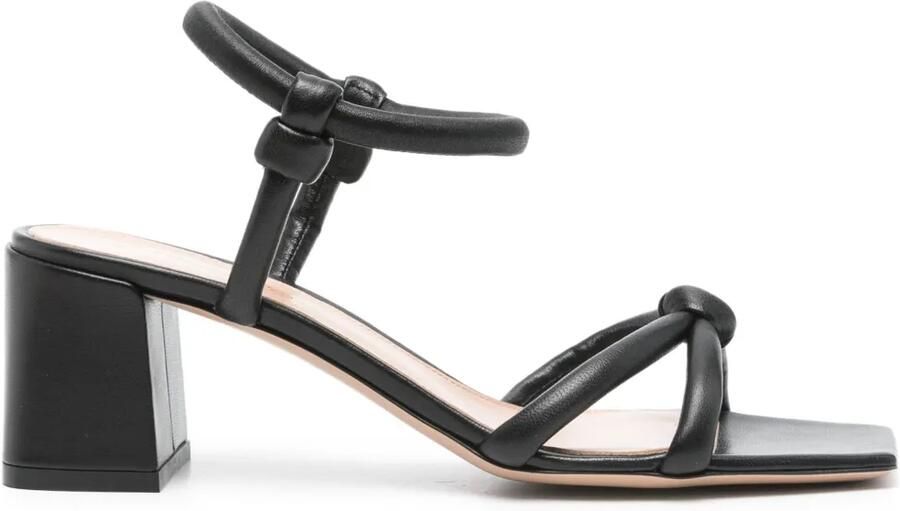 Gianvito Rossi 55 mm Juno sandalen Zwart