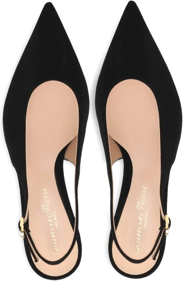 Gianvito Rossi 55 mm Robbie slingback pumps Zwart