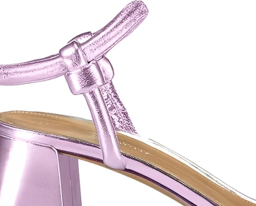 Gianvito Rossi 55 mm sandalen met geknoopt detail Roze - Foto 2