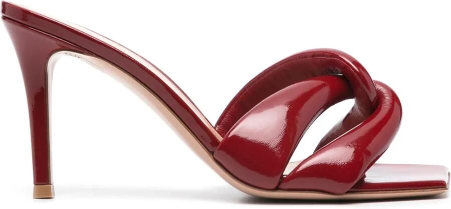 Gianvito Rossi 85 mm Amour sandalen Rood