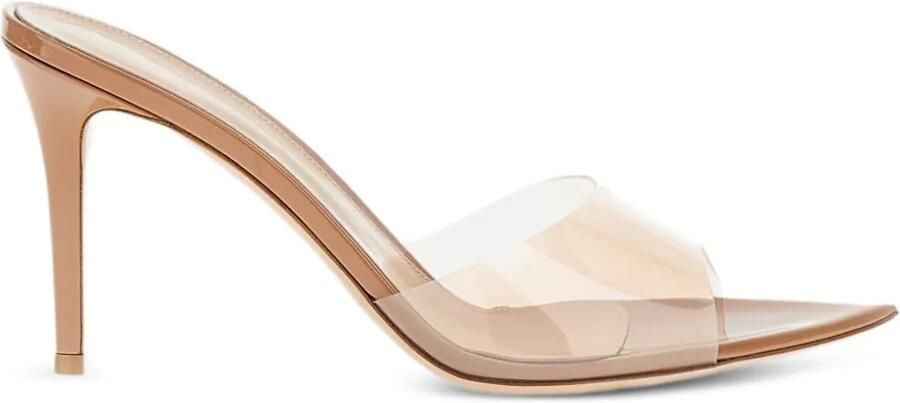 Gianvito Rossi 85 mm Elle 85 pumps met puntige neus Bruin