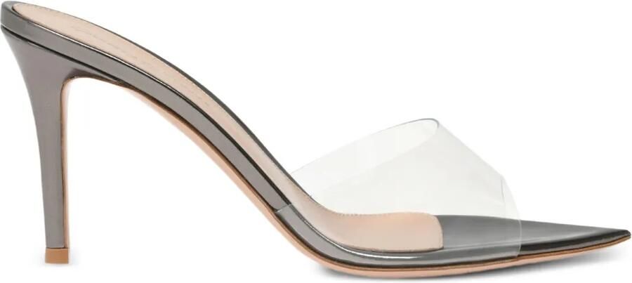 Gianvito Rossi 85 mm Elle sandalen met puntige neus Grijs