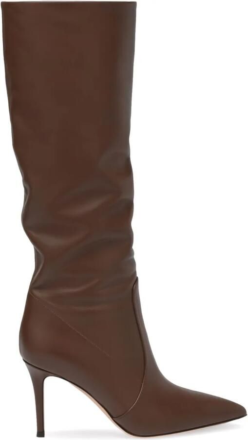 Gianvito Rossi 85 mm Hansen laarzen Bruin