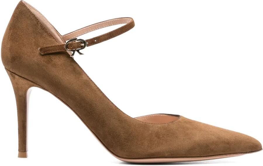 Gianvito Rossi 85 mm Kelley pumps Bruin