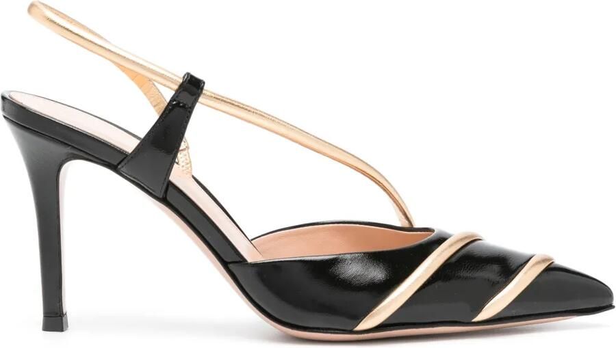 Gianvito Rossi 85 mm slingback pumps Zwart