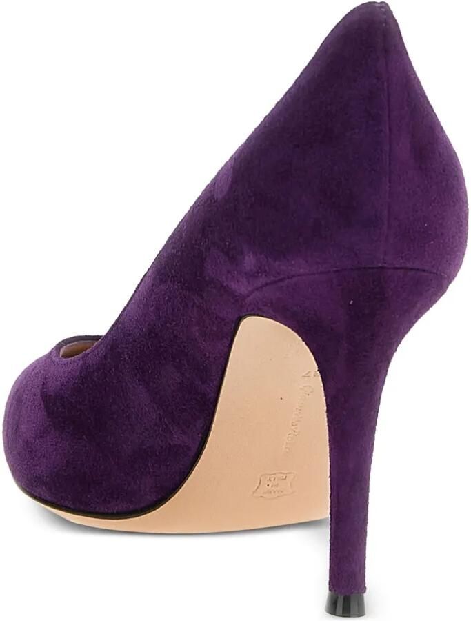 Gianvito Rossi 85 mm stiletto pumps met puntige neus Paars - Foto 2
