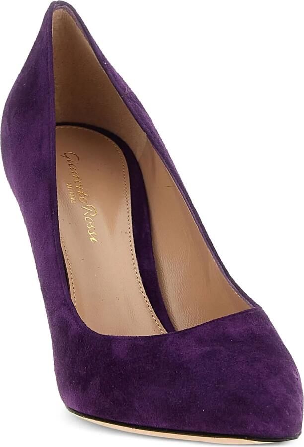 Gianvito Rossi 85 mm stiletto pumps met puntige neus Paars - Foto 3