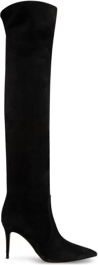 Gianvito Rossi 90 mm Hansen Cuissard overknee laarzen Zwart