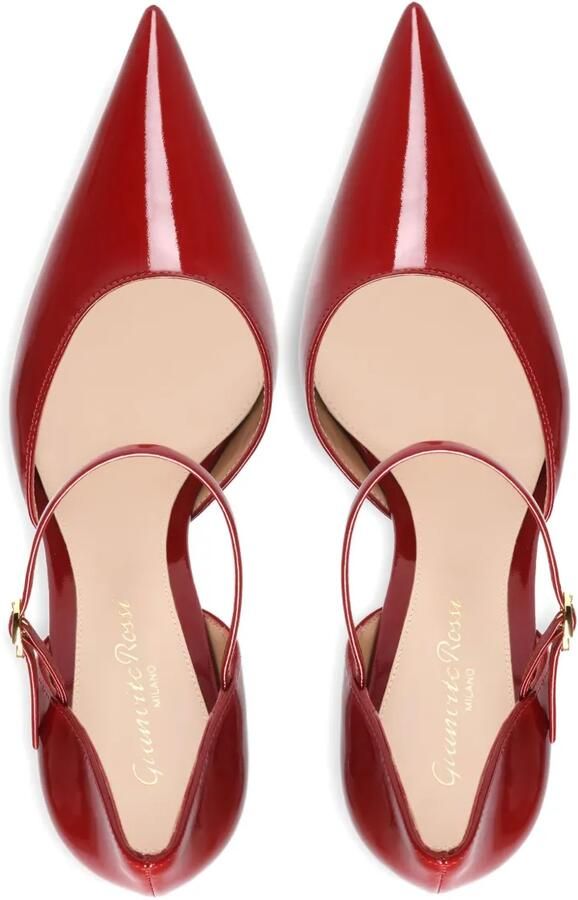 Gianvito Rossi 95 mm Sofia leren pumps Rood