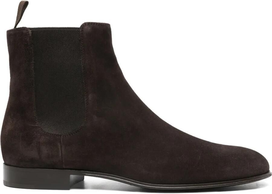 Gianvito Rossi Alain suède laarzen Bruin