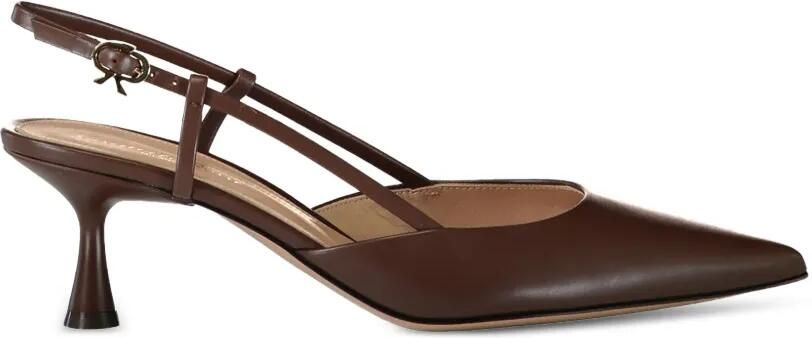 Gianvito Rossi Ascent leren pumps Bruin