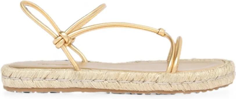 Gianvito Rossi Bali espadrilles Goud