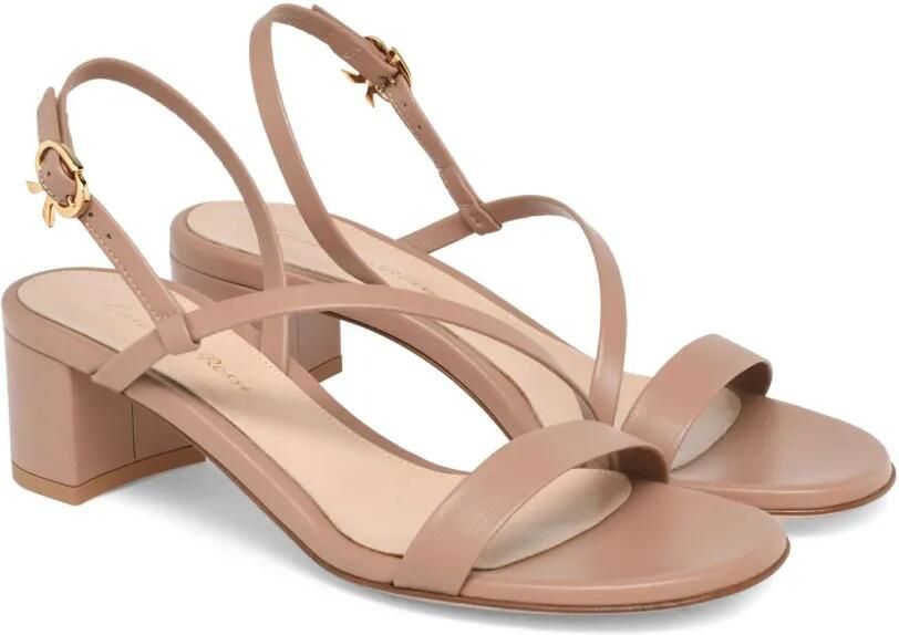 Gianvito Rossi Betsey sandalen met bandje Beige - Foto 4