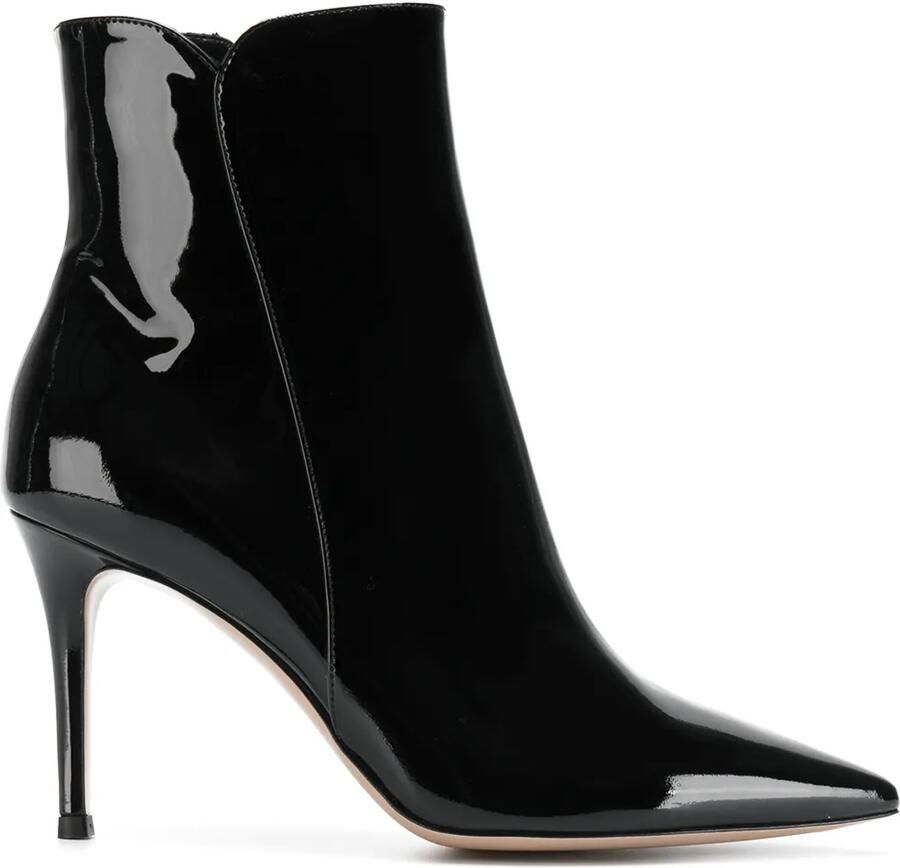 Gianvito Rossi classic pointed ankle boots Zwart