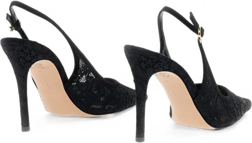 Gianvito Rossi Claudia slingback pumps Zwart - Foto 4