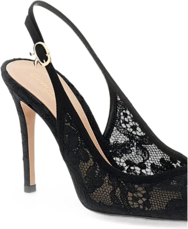 Gianvito Rossi Claudia slingback pumps Zwart - Foto 2