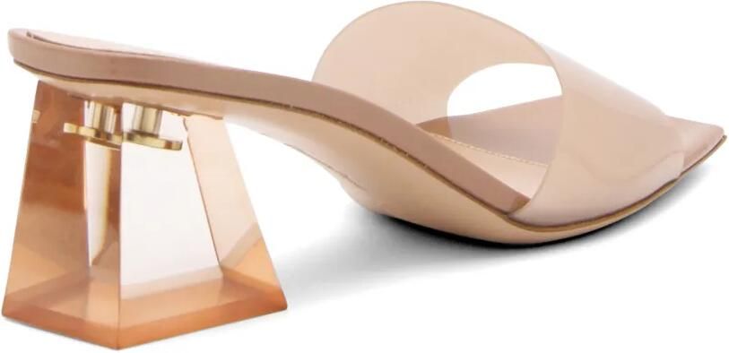 Gianvito Rossi Cosmic muiltjes met blokhak Roze - Foto 4