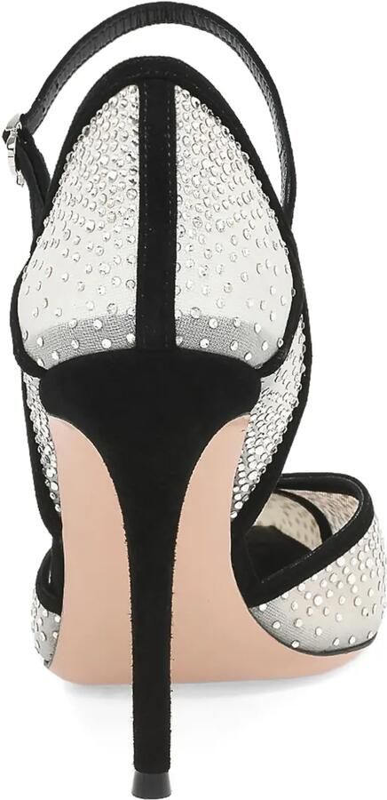 Gianvito Rossi D'Orsay pumps verfraaid met hak Wit - Foto 4
