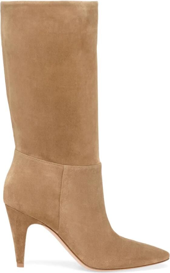 Gianvito Rossi Elise laarzen Beige