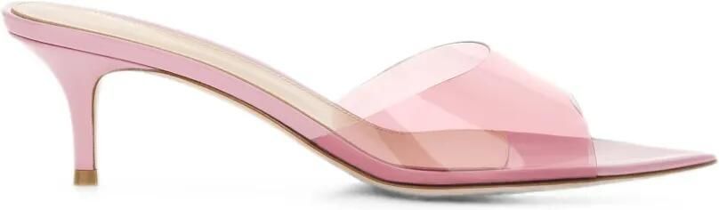 Gianvito Rossi Elle 55 muiltjes Roze