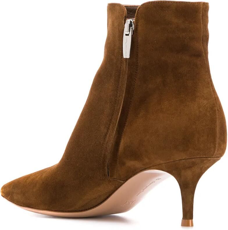 Gianvito Rossi Enkellaarzen Bruin - Foto 2