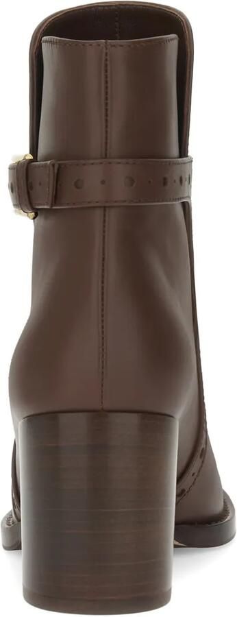 Gianvito Rossi Enkellaarzen met brogue-detail en gespbandje Bruin - Foto 4