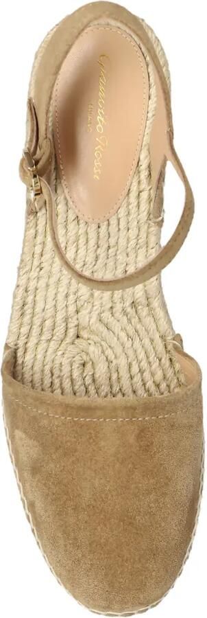 Gianvito Rossi Espadrilles met plateauzool en ronde neus Beige - Foto 5