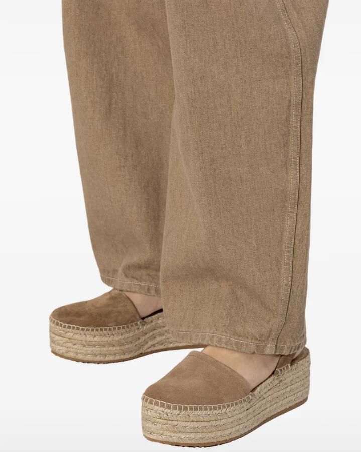Gianvito Rossi Espadrilles met plateauzool en ronde neus Beige - Foto 2