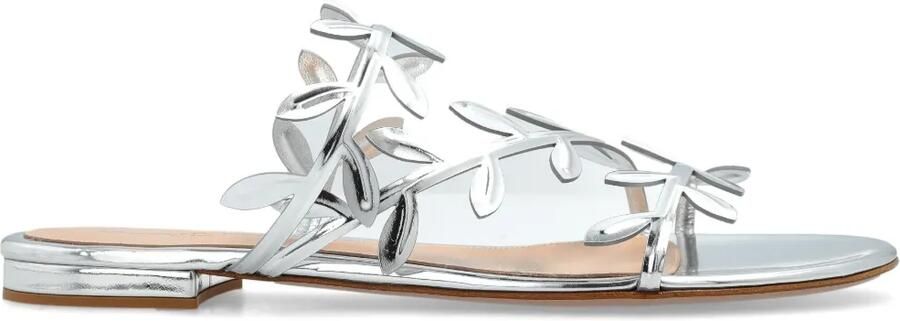 Gianvito Rossi Flavia sandalen Zilver