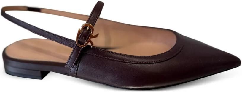 Gianvito Rossi Francoise Mary Jane ballerina's Bruin